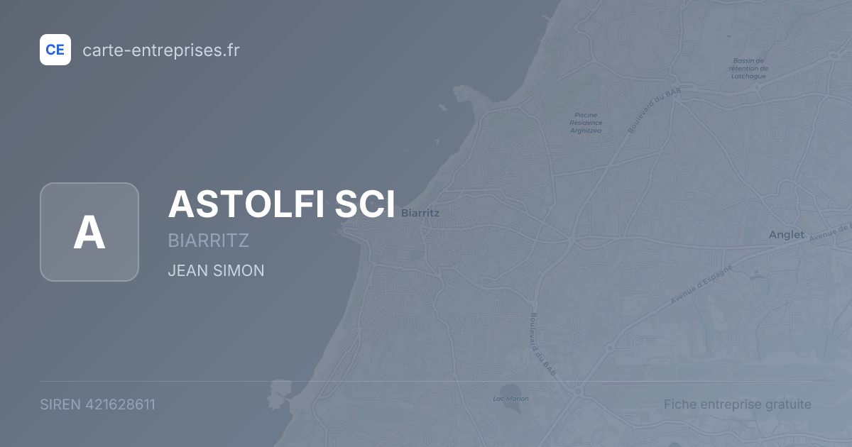 ASTOLFI SCI — 421628611 — fiche entreprise