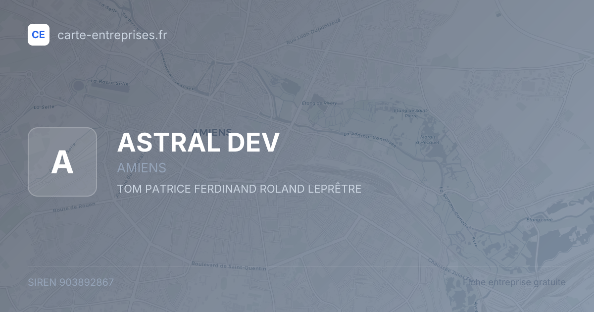 ASTRAL DEV — 903892867 — fiche entreprise