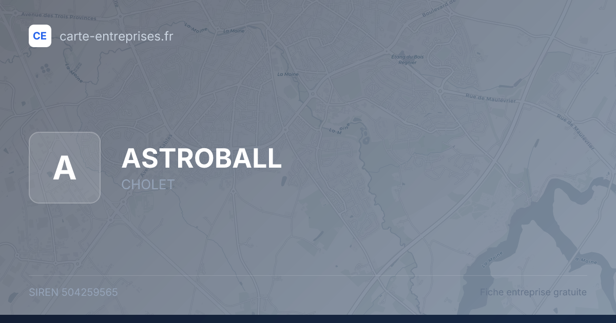 ASTROBALL — 504259565 — fiche entreprise