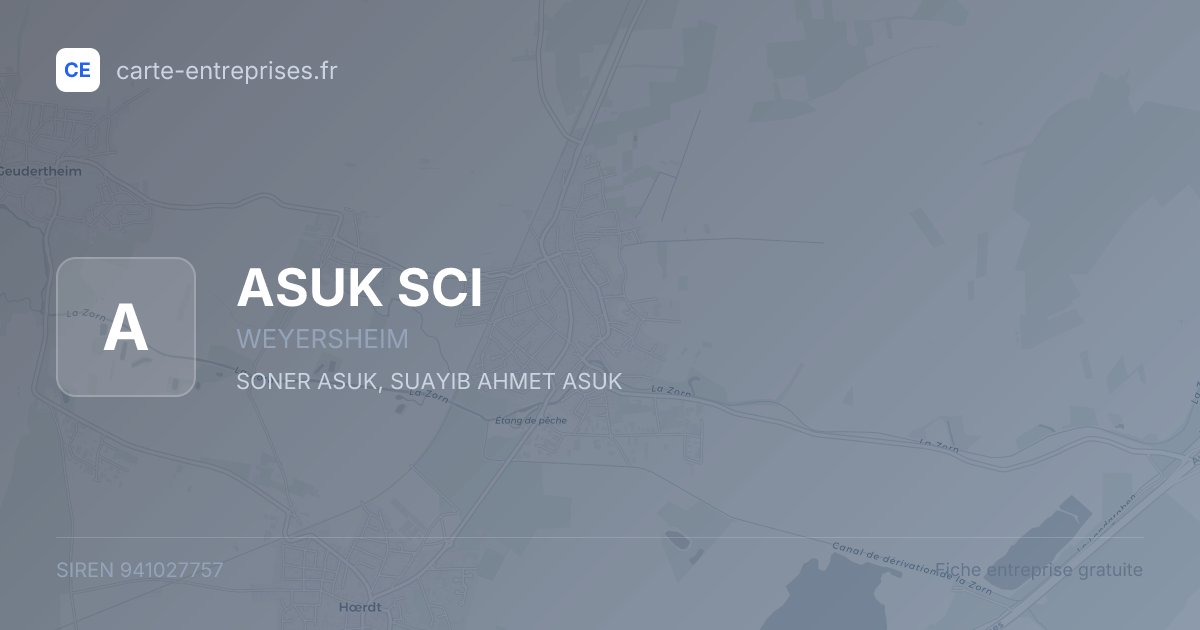 ASUK SCI — 941027757 — fiche entreprise