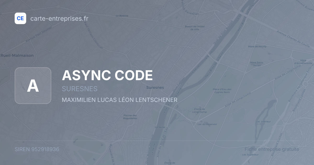 ASYNC CODE — 952918936 — fiche entreprise