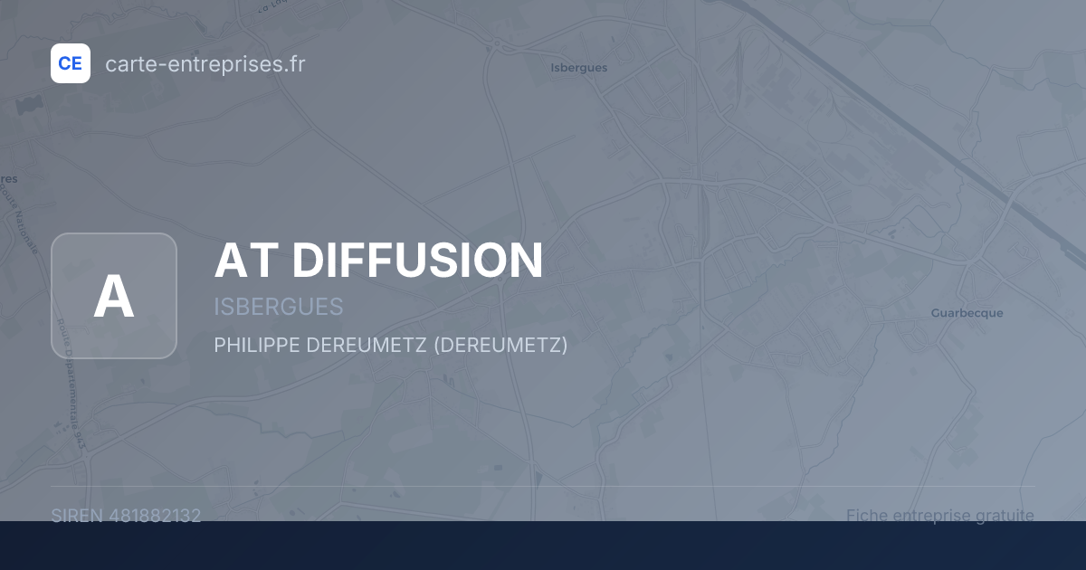 AT DIFFUSION — 481882132 — fiche entreprise