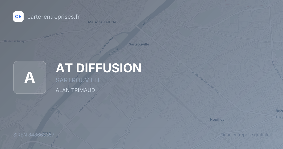 AT DIFFUSION — 848663357 — fiche entreprise