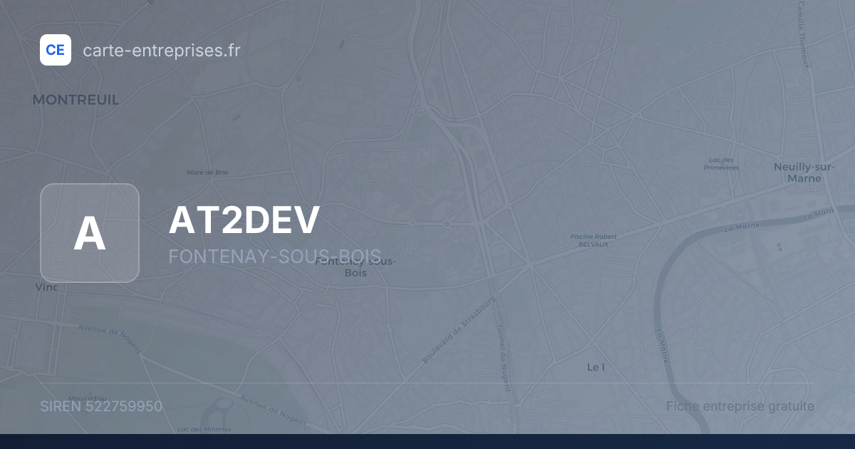 AT2DEV — 522759950 — fiche entreprise