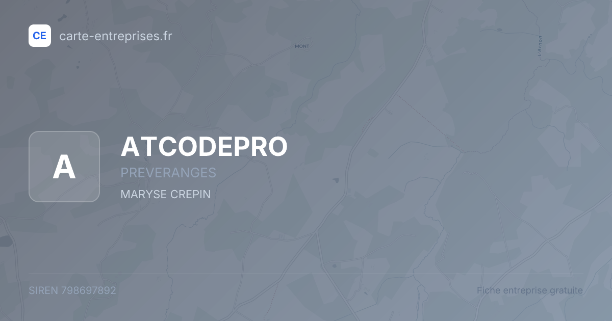 ATCODEPRO — 798697892 — fiche entreprise