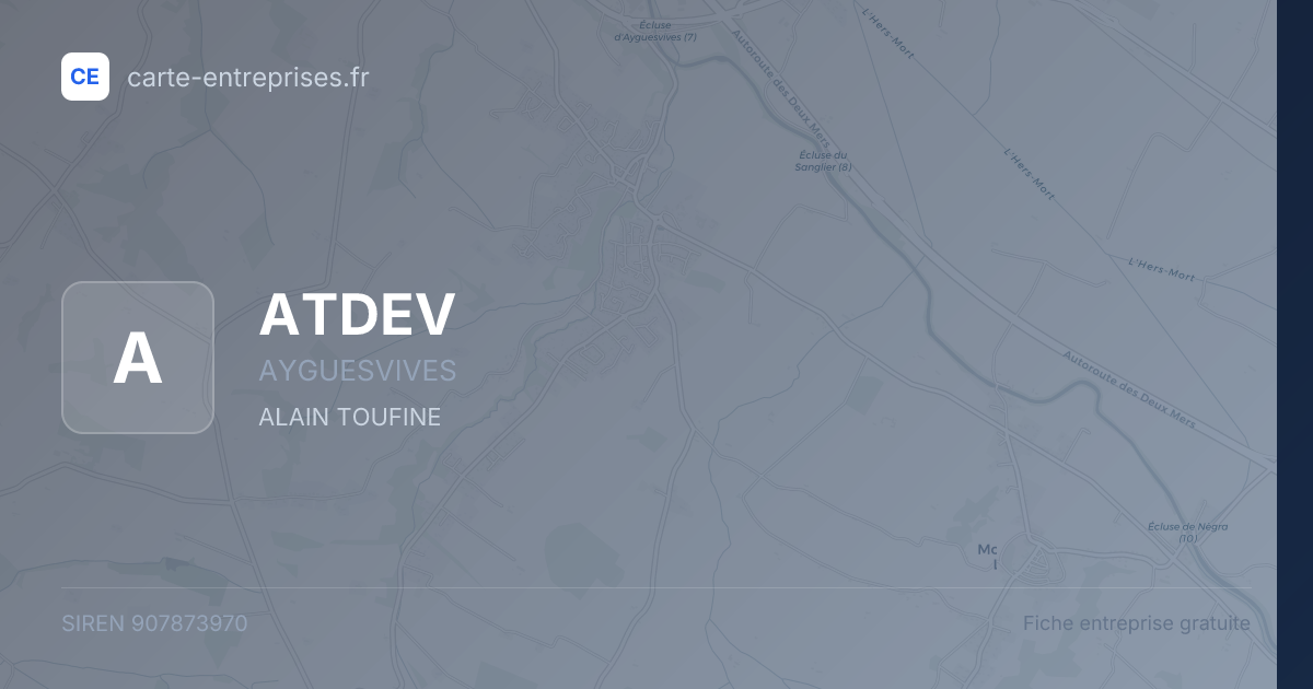 ATDEV — 907873970 — fiche entreprise