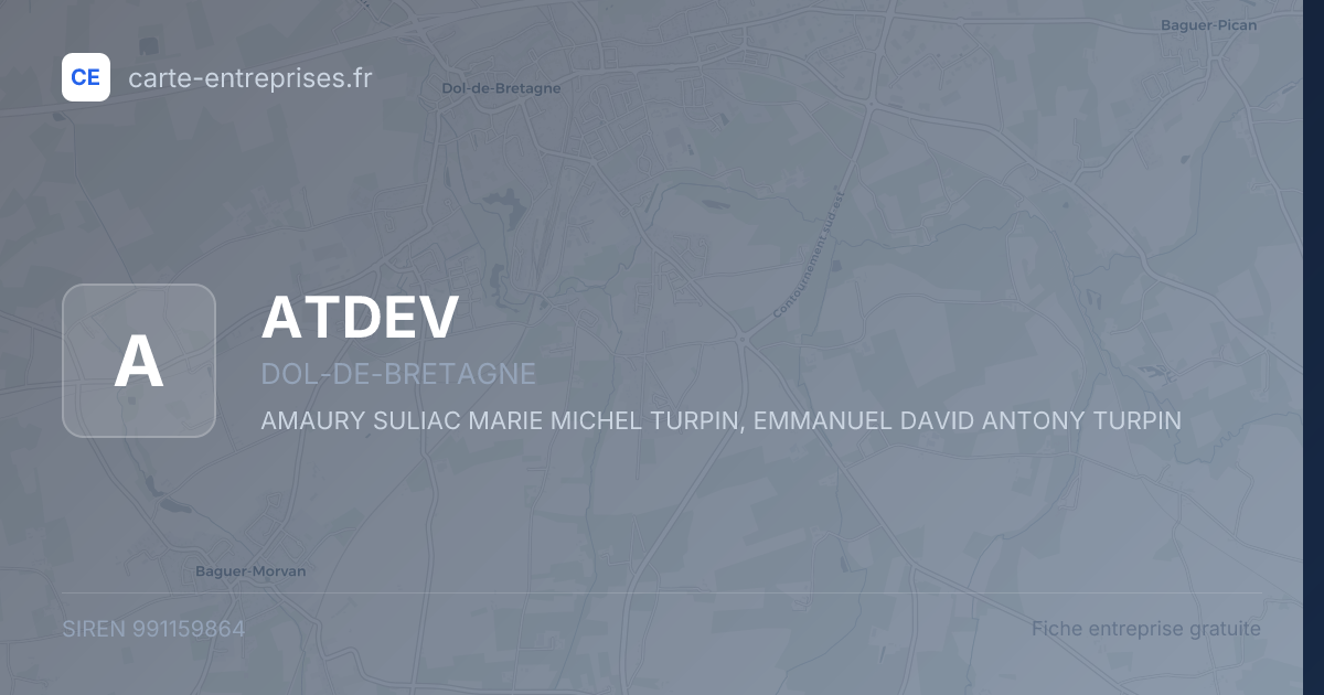 ATDEV — 991159864 — fiche entreprise