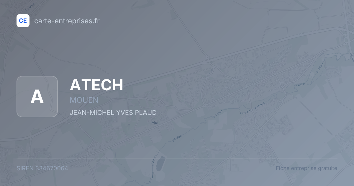 ATECH — 334670064 — fiche entreprise