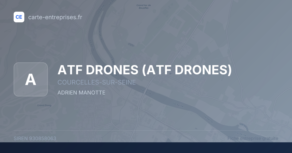 ATF DRONES — 930858063 — fiche entreprise