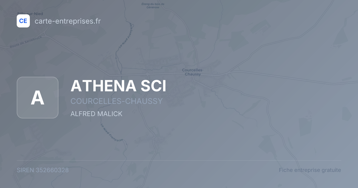 ATHENA SCI — 352660328 — fiche entreprise