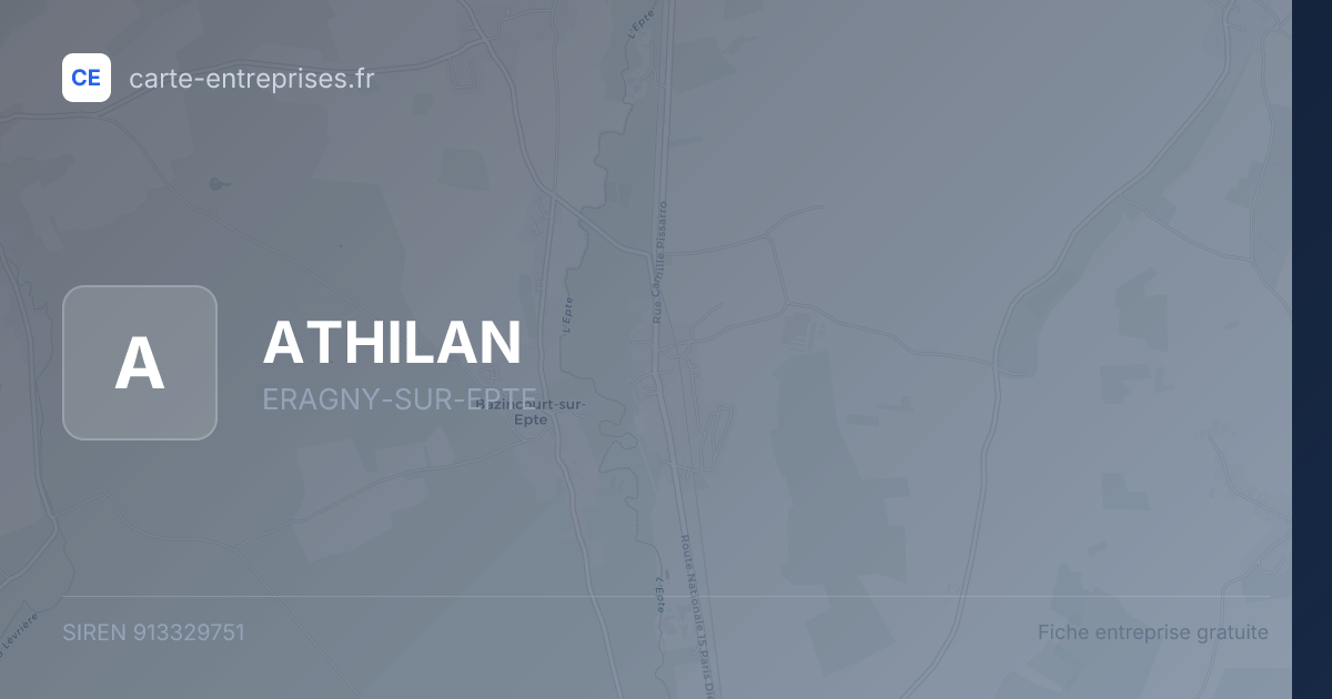 ATHILAN — 913329751 — fiche entreprise