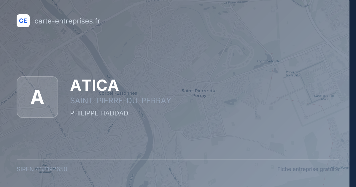 ATICA — 438192650 — fiche entreprise