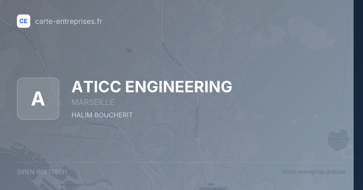 ATICC ENGINEERING — 908738131 — fiche entreprise
