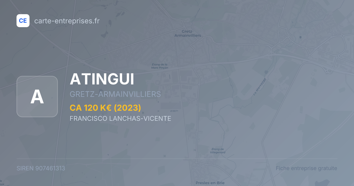 ATINGUI — 907461313 — fiche entreprise
