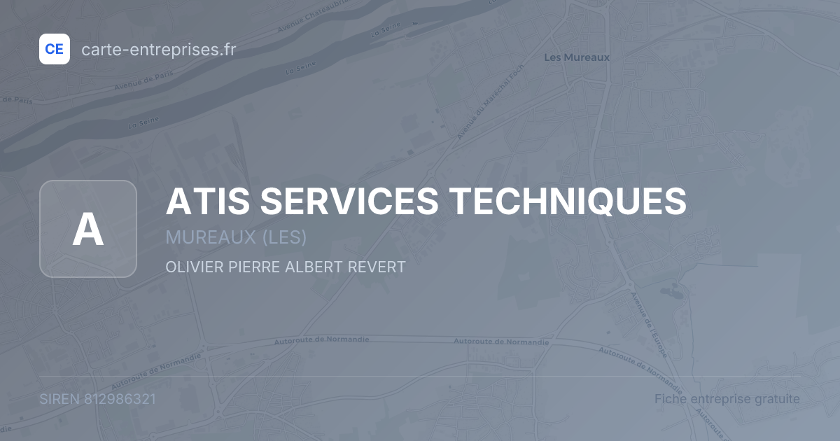 ATIS SERVICES TECHNIQUES — 812986321 — fiche entreprise