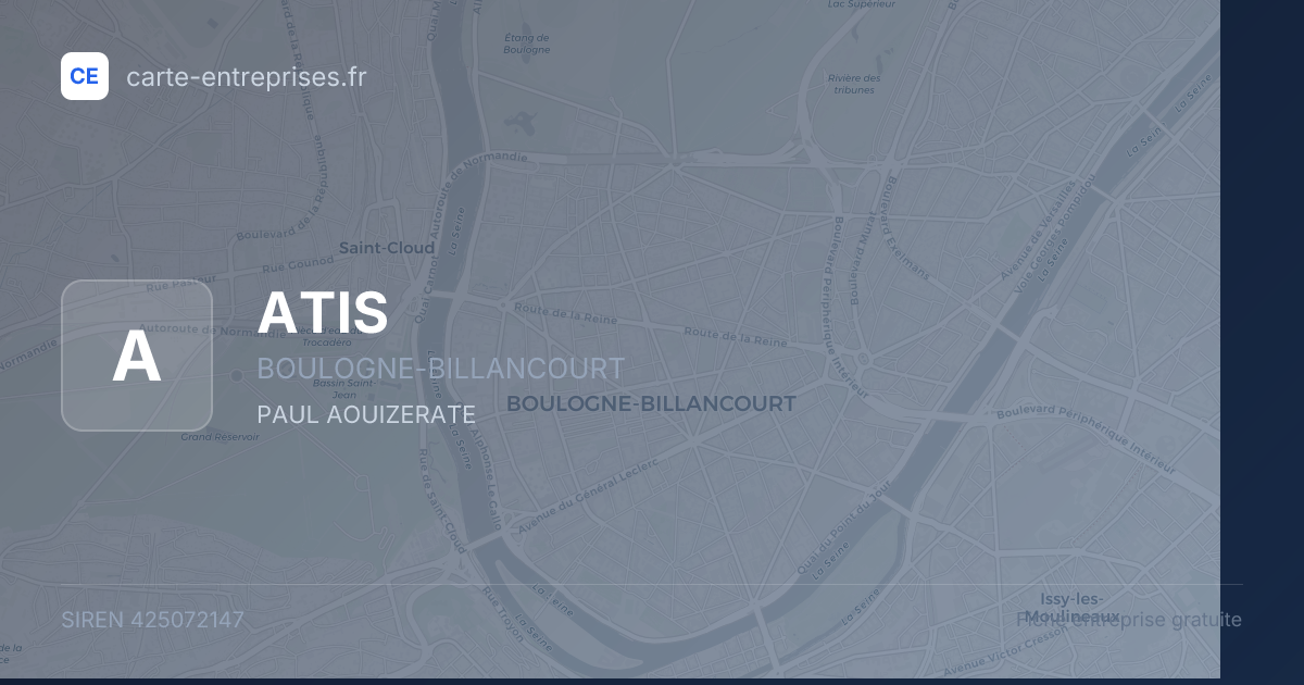 ATIS — 425072147 — fiche entreprise
