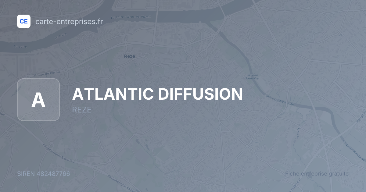 ATLANTIC DIFFUSION — 482487766 — fiche entreprise