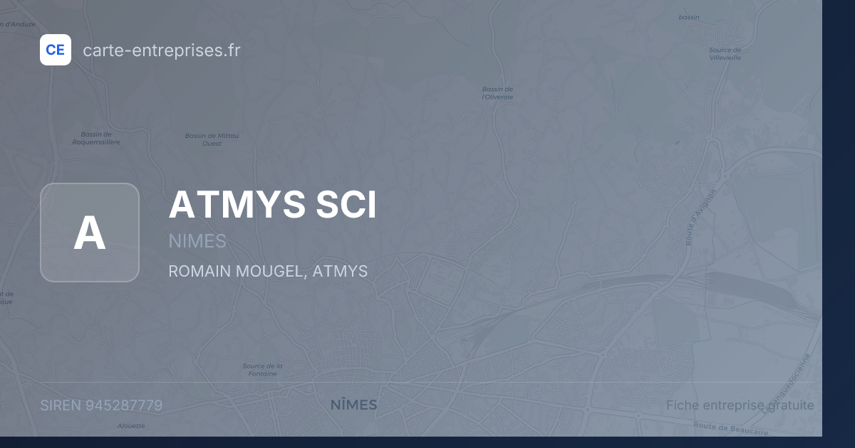 ATMYS SCI — 945287779 — fiche entreprise