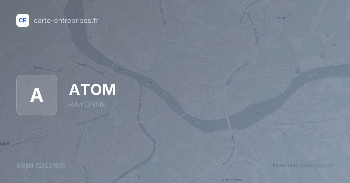 ATOM — 321237893 — fiche entreprise