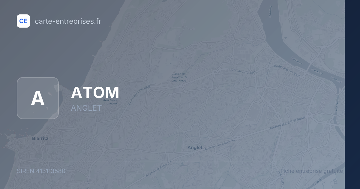 ATOM — 413113580 — fiche entreprise
