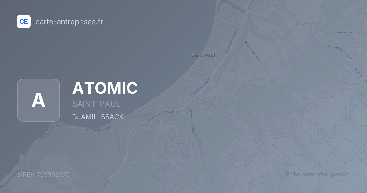 ATOMIC — 799992979 — fiche entreprise