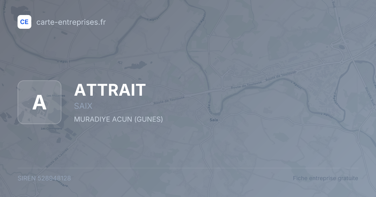 ATTRAIT — 528948128 — fiche entreprise