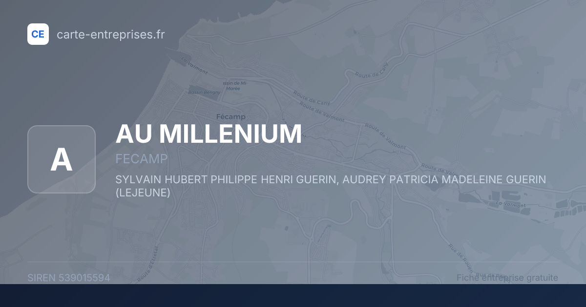 AU MILLENIUM — 539015594 — fiche entreprise