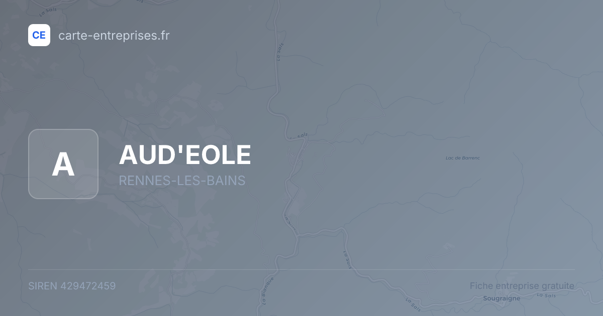 AUD'EOLE — 429472459 — fiche entreprise