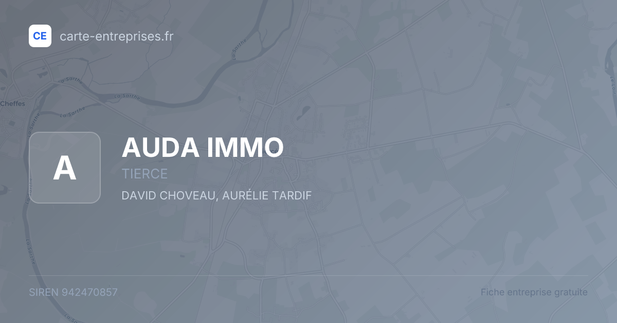 AUDA IMMO — 942470857 — fiche entreprise