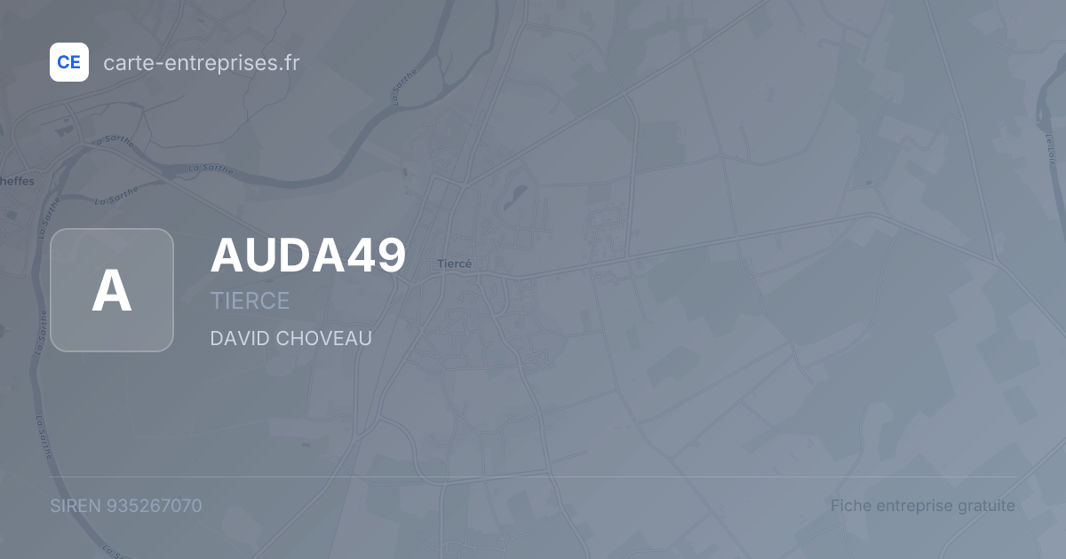 AUDA49 — 935267070 — fiche entreprise