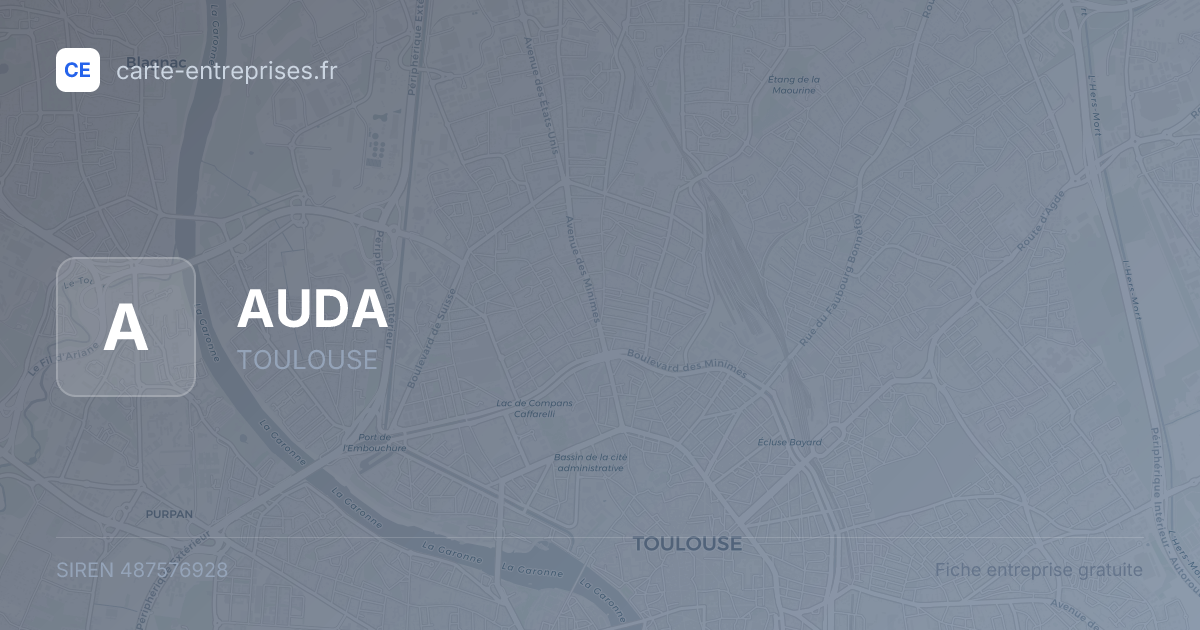 AUDA — 487576928 — fiche entreprise