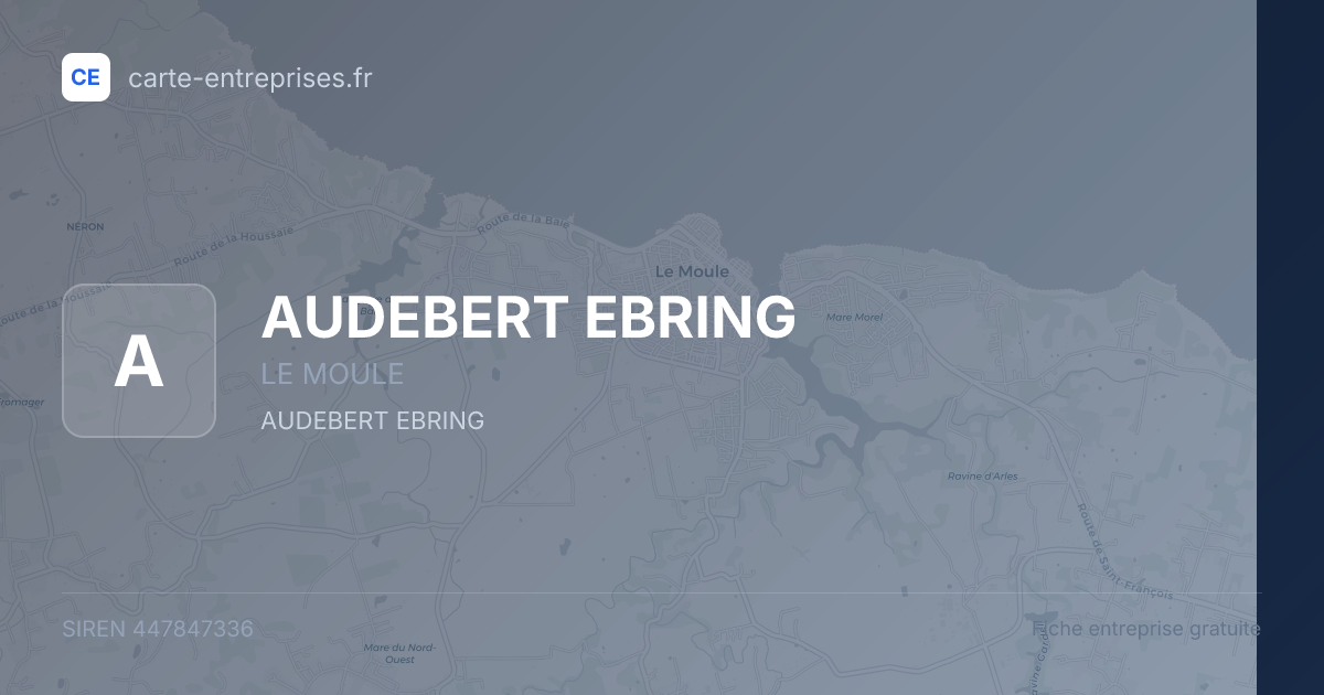 AUDEBERT EBRING — 447847336 — fiche entreprise