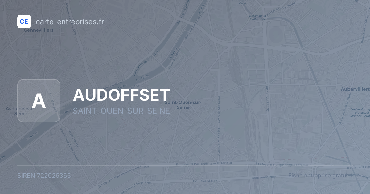 AUDOFFSET — 722026366 — fiche entreprise