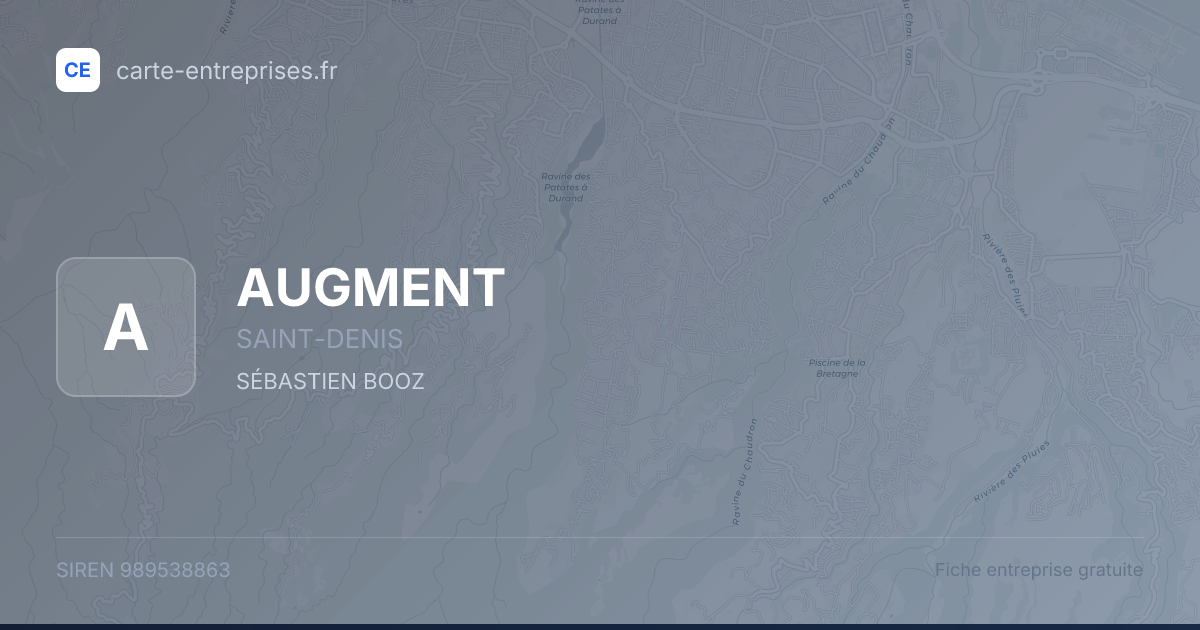 AUGMENT — 989538863 — fiche entreprise