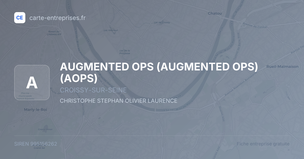 AUGMENTED OPS (AUGMENTED OPS) (AOPS) — 995156262 — fiche entreprise