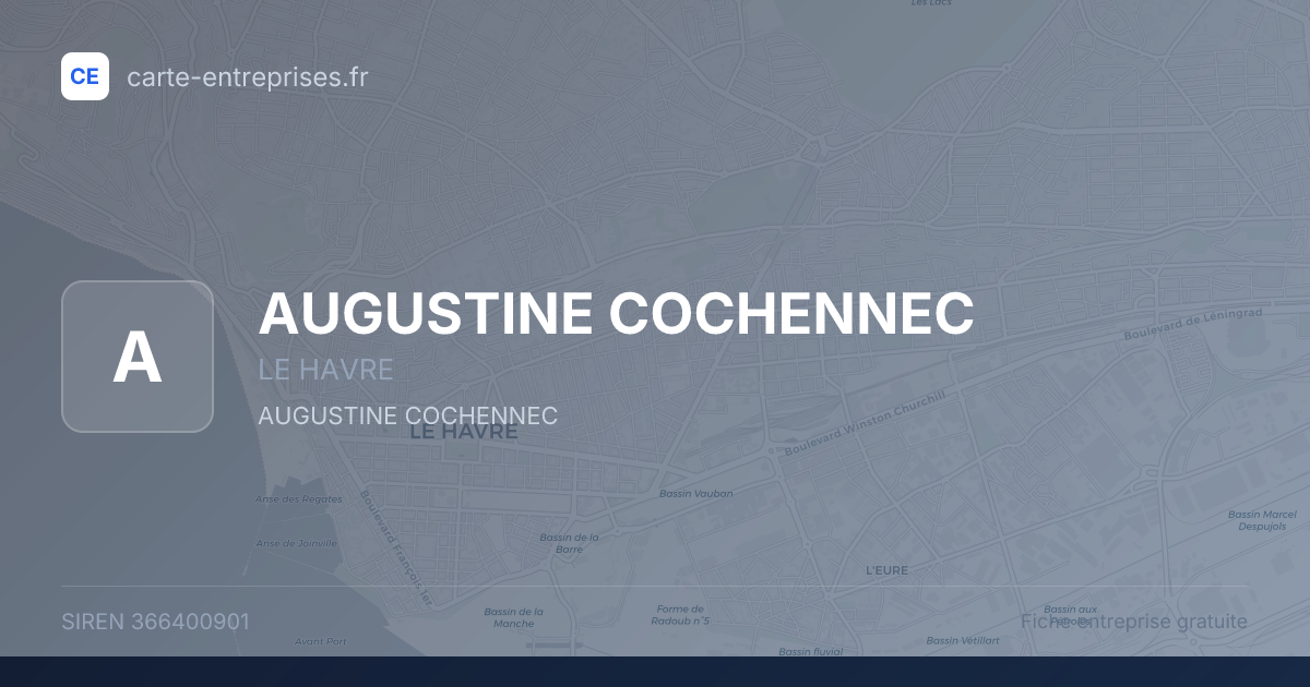 AUGUSTINE COCHENNEC — 366400901 — fiche entreprise