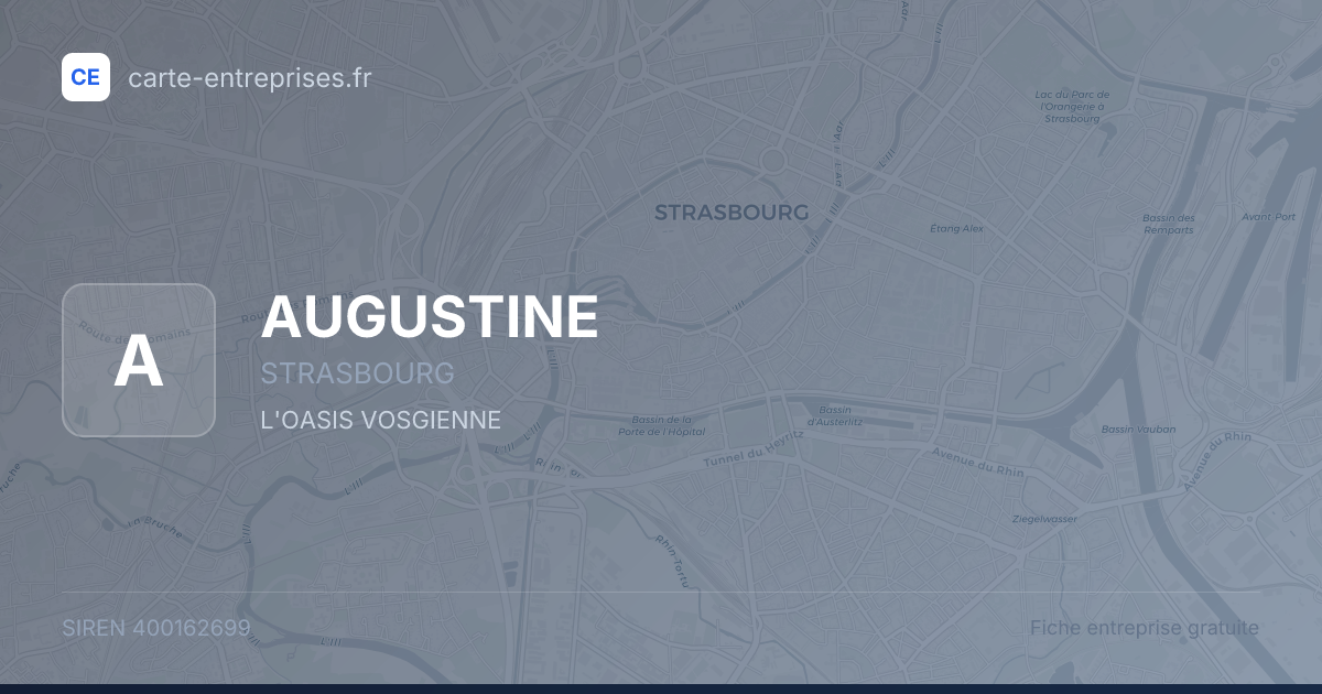 AUGUSTINE — 400162699 — fiche entreprise