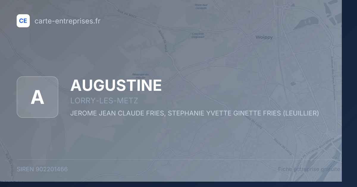 AUGUSTINE — 902201466 — fiche entreprise
