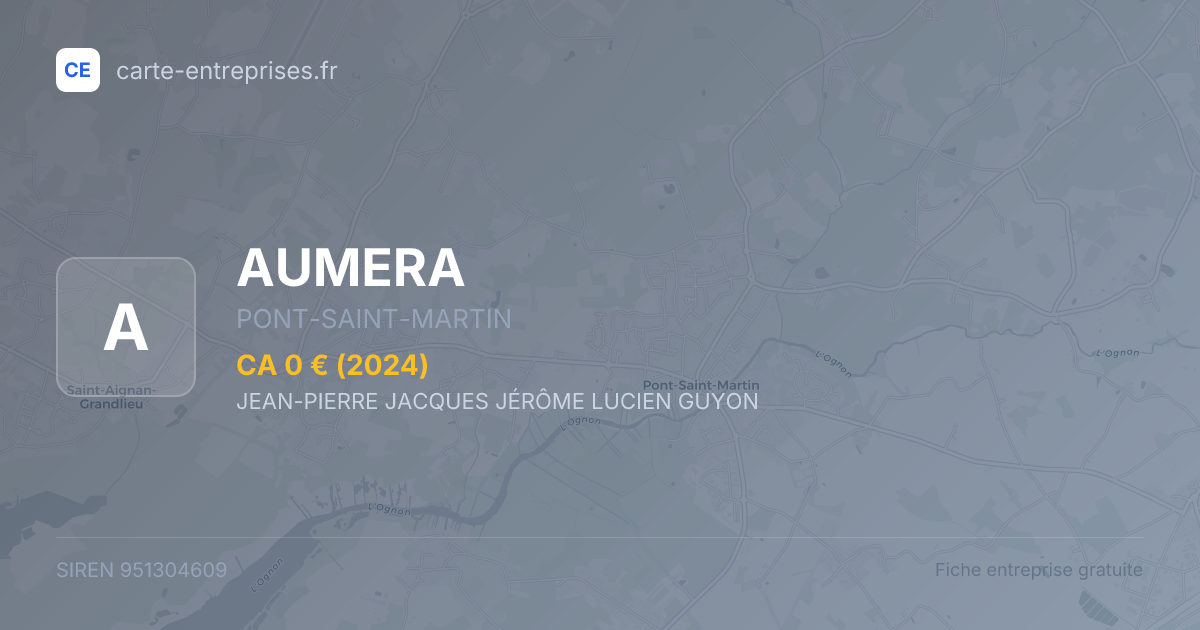 AUMERA — 951304609 — fiche entreprise