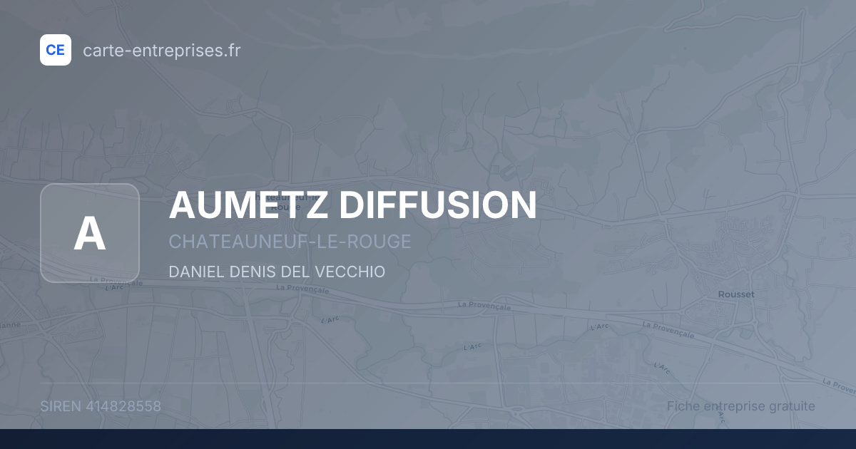 AUMETZ DIFFUSION — 414828558 — fiche entreprise