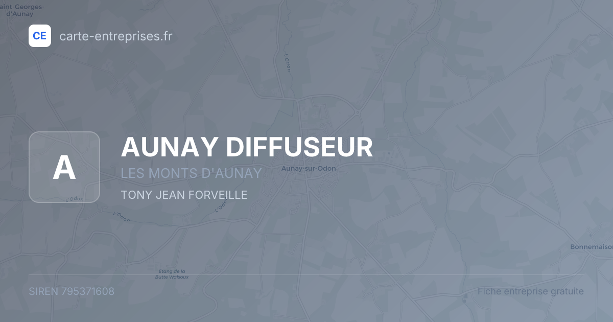 AUNAY DIFFUSEUR — 795371608 — fiche entreprise