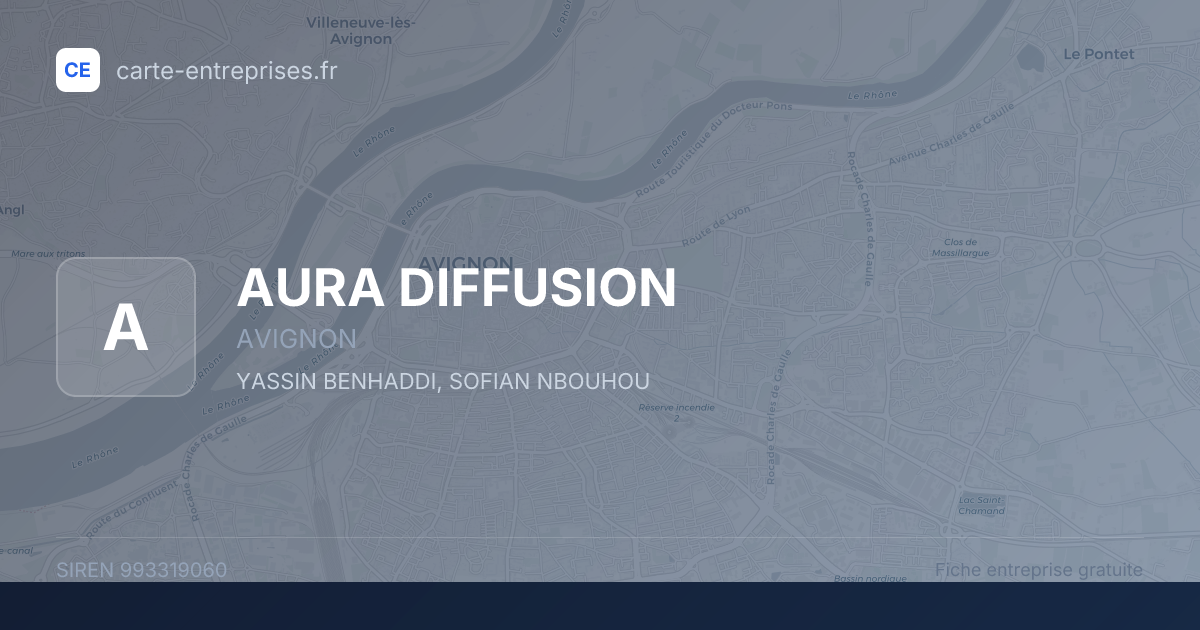 AURA DIFFUSION — 993319060 — fiche entreprise