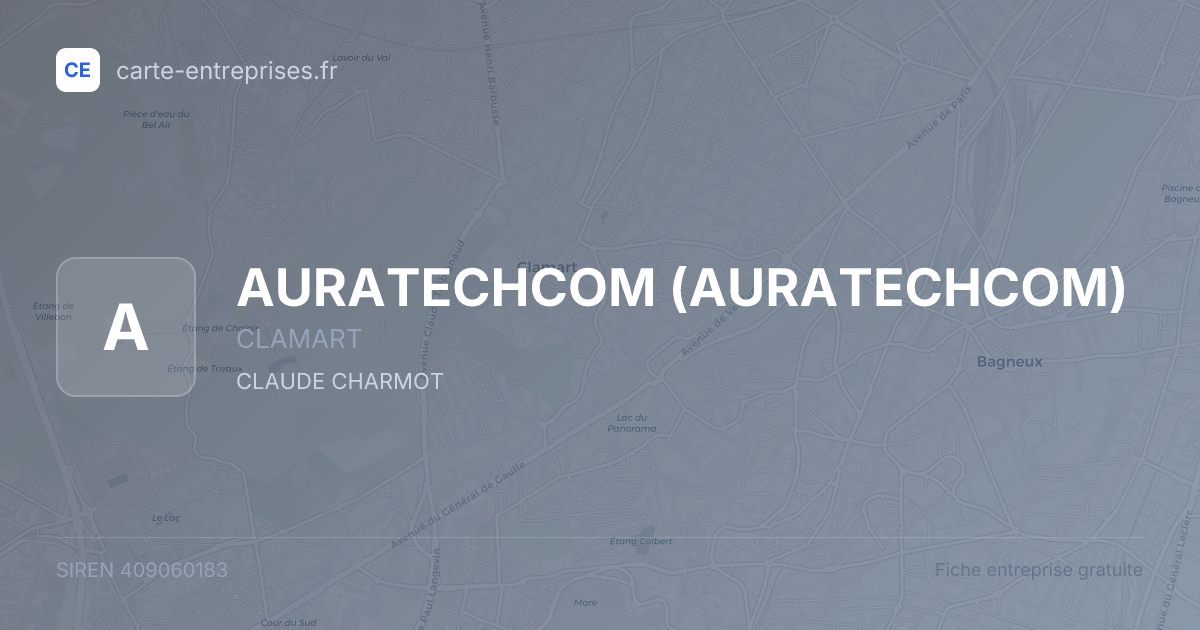 AURATECHCOM — 409060183 — fiche entreprise