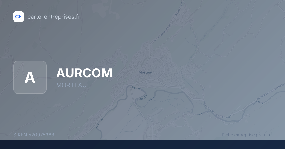 AURCOM — 520975368 — fiche entreprise