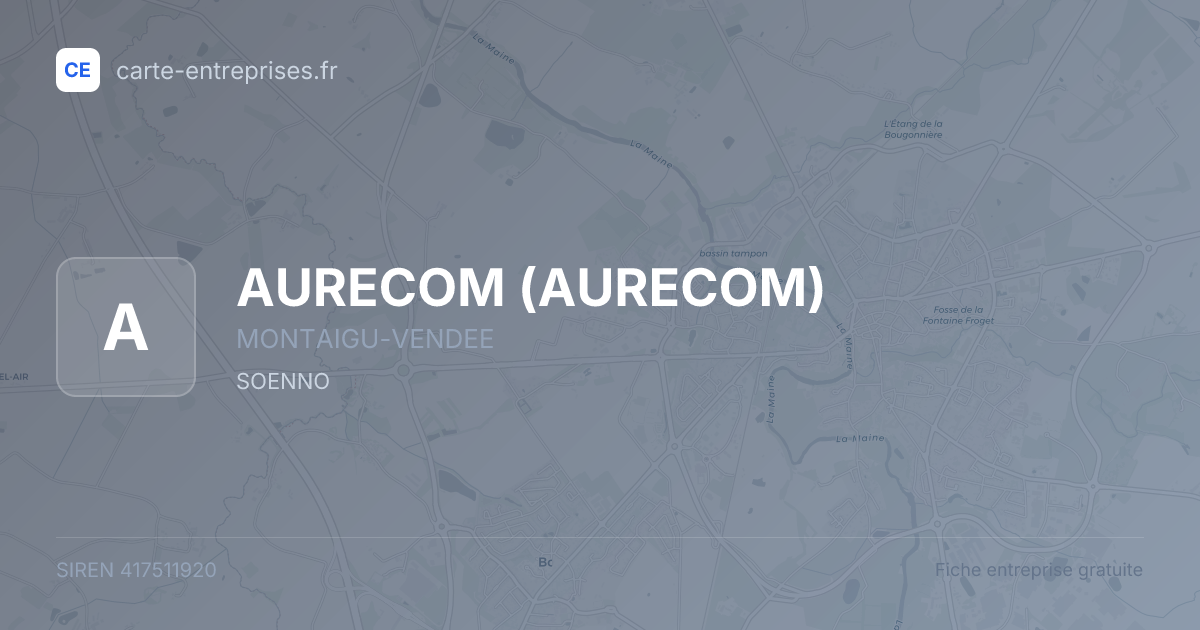 AURECOM — 417511920 — fiche entreprise