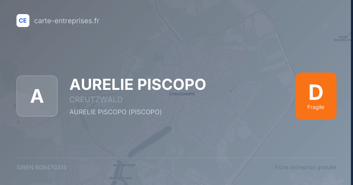 AURELIE PISCOPO — 808470314 — fiche entreprise