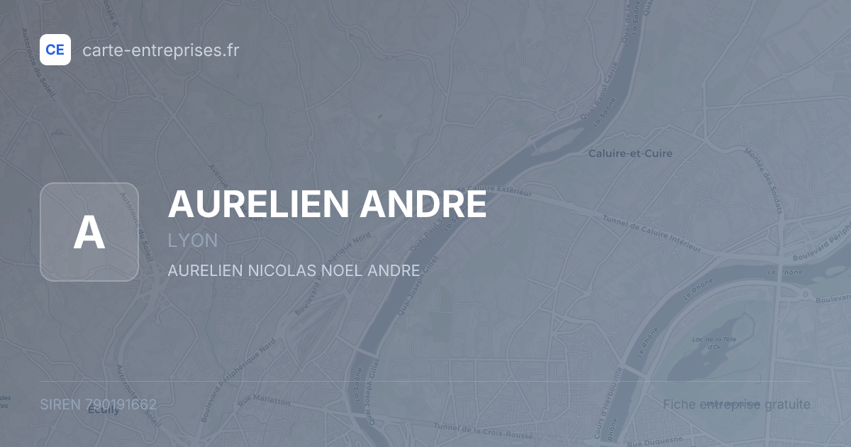AURELIEN ANDRE — 790191662 — fiche entreprise