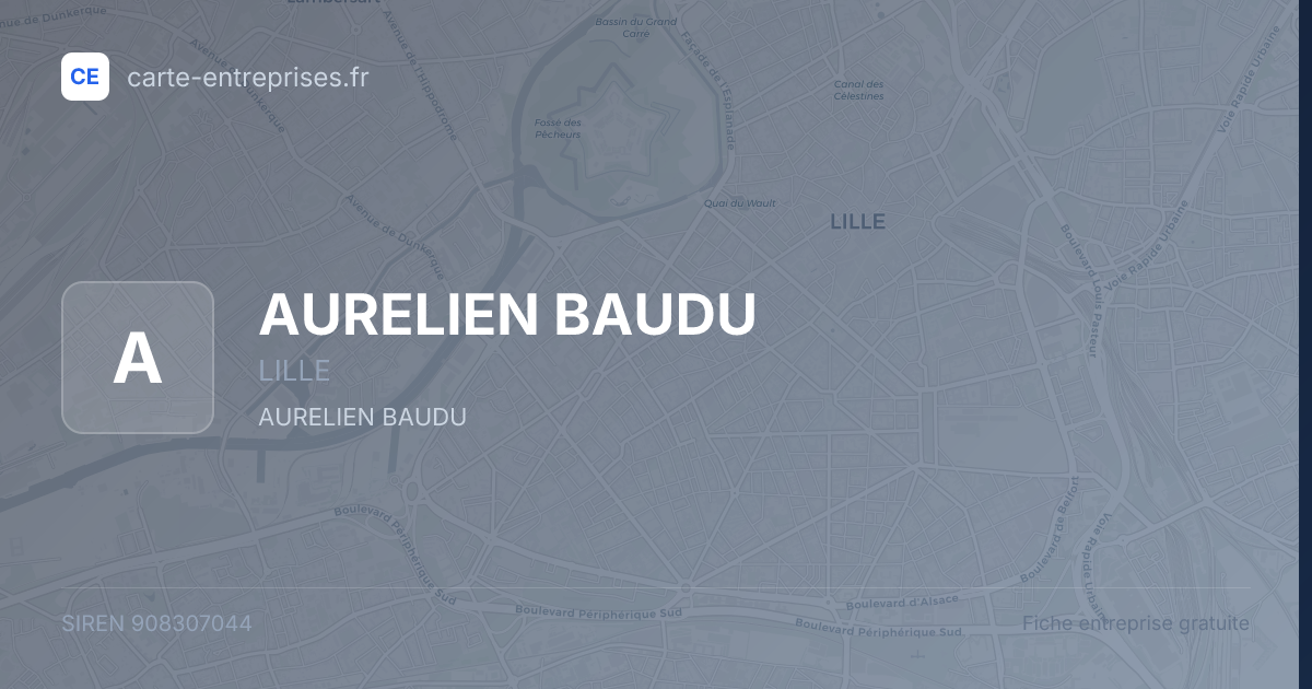 AURELIEN BAUDU — 908307044 — fiche entreprise