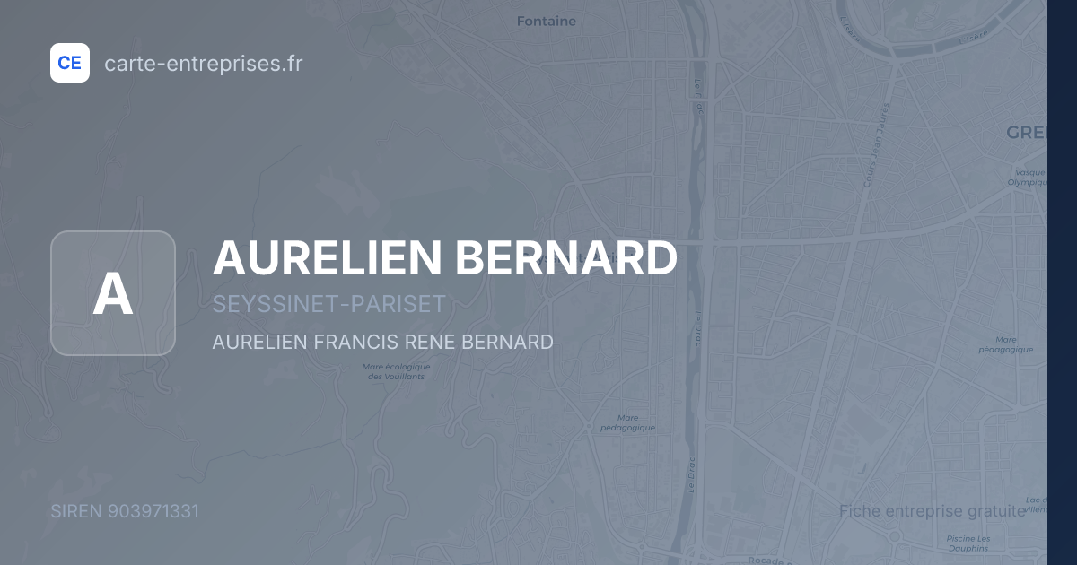 AURELIEN BERNARD — 903971331 — fiche entreprise
