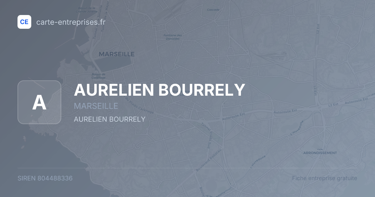 AURELIEN BOURRELY — 804488336 — fiche entreprise